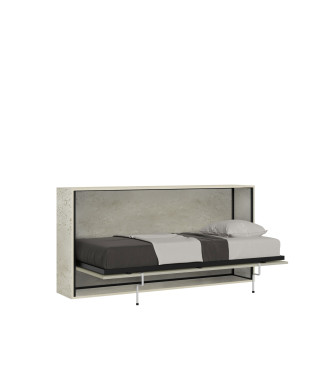 Mod.Kando Single - Cama individual plegable Kando con colchón de cachemira