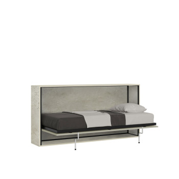 Mod.Kando Single - Cama individual plegable Kando con colchón de cachemira