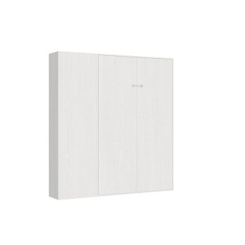 Mod. Kentaro 1 plaza y media 120 - Cama abatible Kentaro 1 plaza y media 120 con columna de fresno blanco