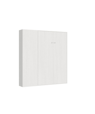 Mod. Kentaro Francese 140 - Cama doble abatible Kentaro 140 con columna de fresno blanco