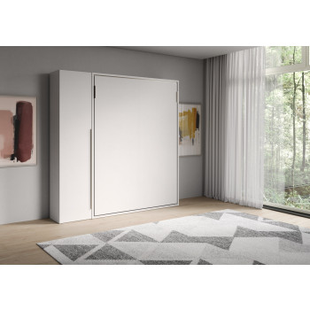 Mod. Versia French 140 con armario de 1 puerta izquierda-derecha - Cama doble abatible francesa 140 Versia con armario de 1 puerta izquierda arcilla