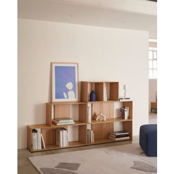 Módulo librería pequeña chapada Litto 101 x 38 cm