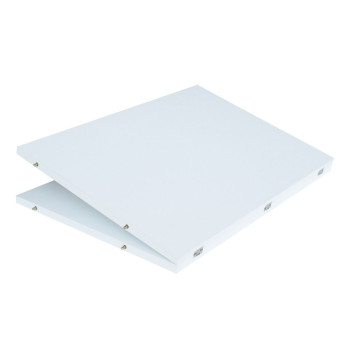 Nueva Consolle Extra - Mesa consola extensible 90x49/307 cm Fresno blanco extra con extensiones internas