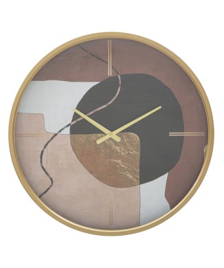 RELOJ DE PARED ARTE ROJO