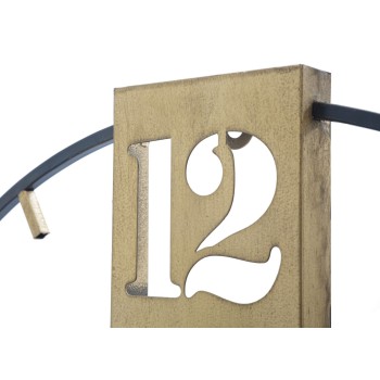 RELOJ DE PARED DORADO