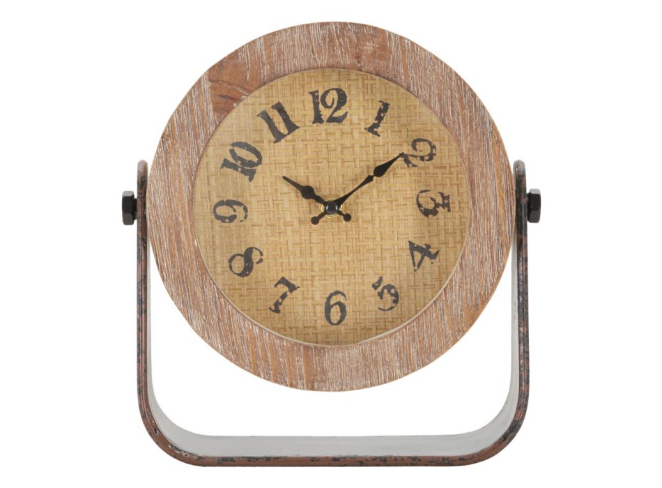 RELOJ DE MESA REDONDA