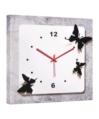 Reloj MARIPOSAS NEGRAS G4618 PINTDECOR