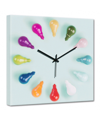 Reloj BOMBILLAS DE COLORES G4620 PINTDECOR