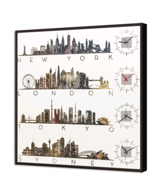 Reloj LUMINOSO CIUDADES DEL MUNDO GL3546 PINTDECOR