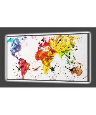 Reloj LUMINOSO COLORES LIBRES GL3530 PINTDECOR