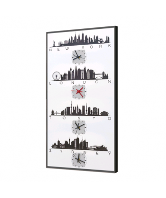 Reloj LUMINOSO CUATRO CIUDADES GL3542 PINTDECOR