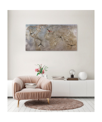 RELOJ DE PLATA MUNDIAL P4546 PINTDECOR