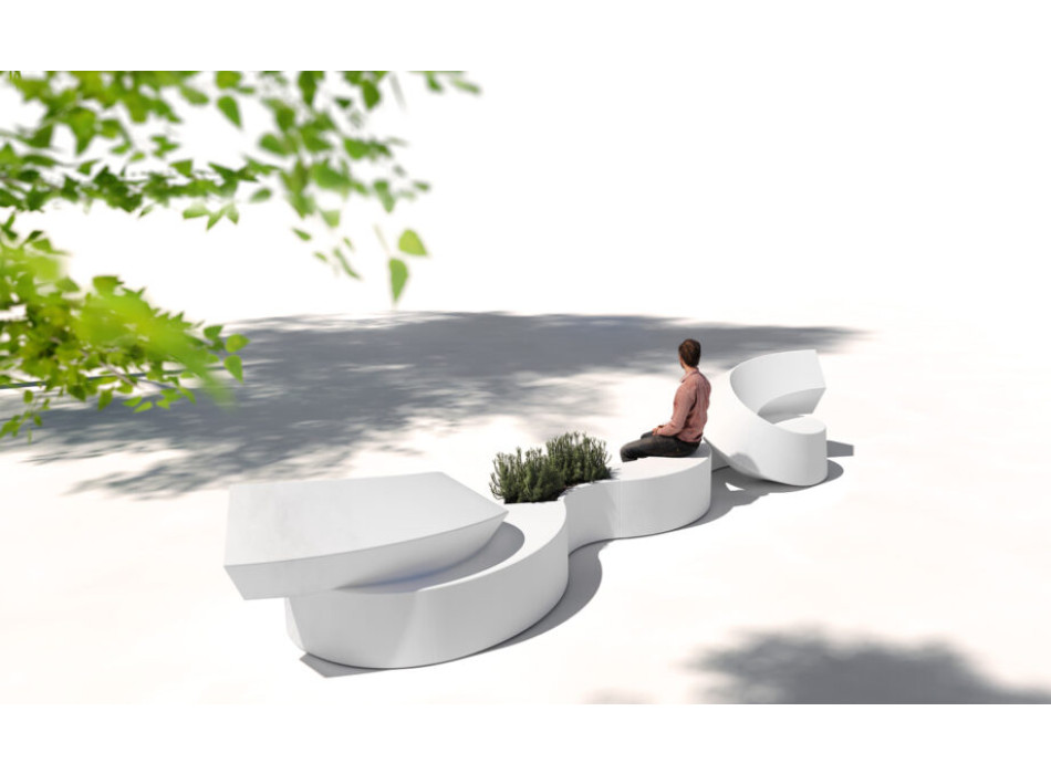 Banco modular TWIST de Plust