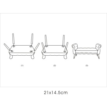 BANCO PARÍS CREMA/ORO
