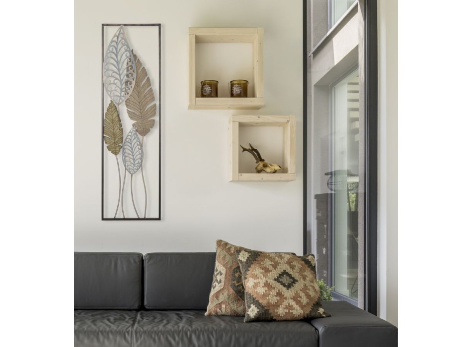 HOJAS DE PANELES DE HIERRO Y MADERA -B-