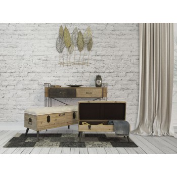 HOJAS DE PANELES DE HIERRO Y MADERA -C-