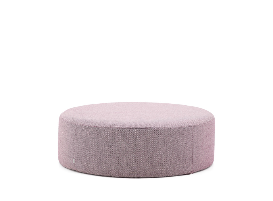 Reposapiés Kaeli con funda extraíble, morado, Ø120 cm