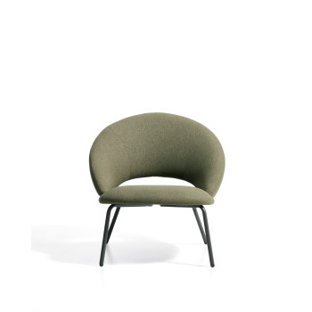 Sillón de chenilla Bonali