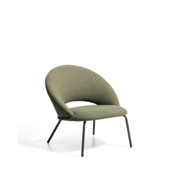 Sillón de chenilla Bonali