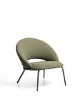 Sillón de chenilla Bonali