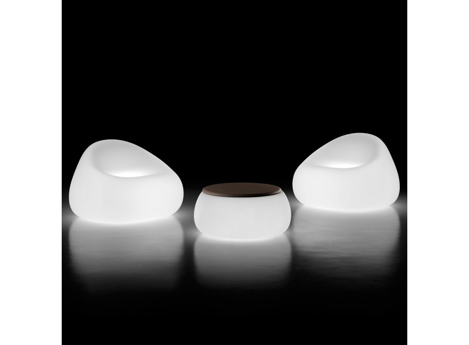 SILLÓN LIGERO SILLÓN DE GOMA CON KIT DE ILUMINACIÓN PLUST