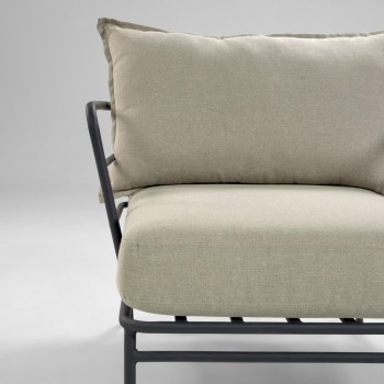 Sillón Mareluz en acero negro