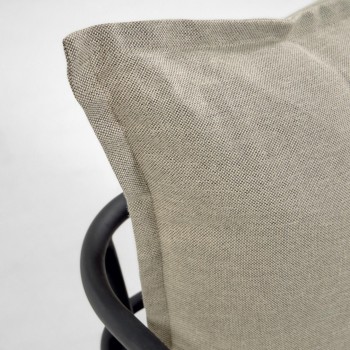 Sillón Mareluz en acero negro