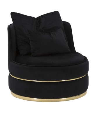 SILLÓN PARIS SPACE NEGRO/ORO
