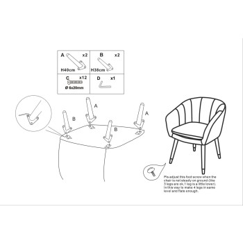 SILLÓN PARIS VERDE/ORO