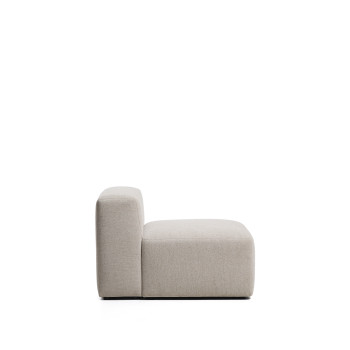 Puf Blok de chenilla marrón de 90 cm con certificación FSC Mix.