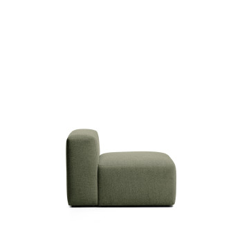 Puf Blok de chenilla marrón de 90 cm con certificación FSC Mix.