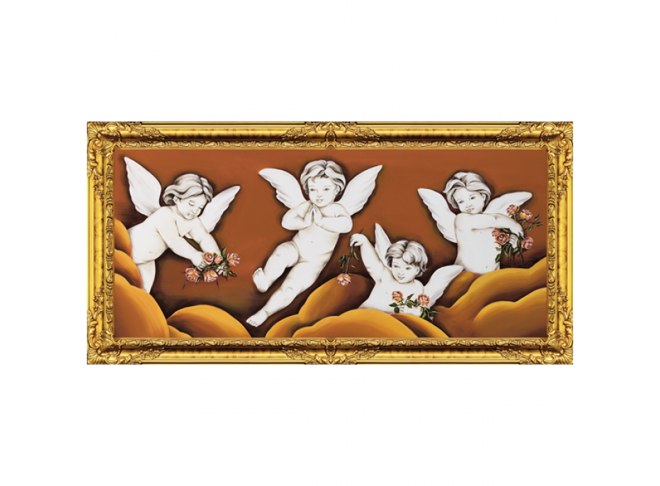 Marco ÁNGELES CON ROSAS G2284 PINTDECOR