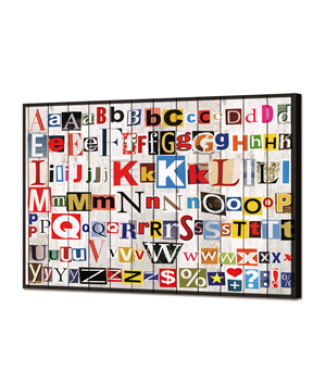 Cuadro PIEZAS DE PERIÓDICO LUMINOSAS GL3462 PINTDECOR