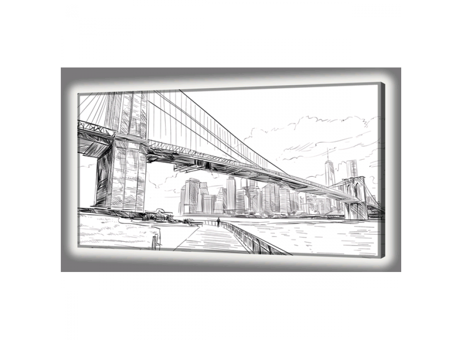 Cuadro PUENTE BRILLANTE GL4486 PINTDECOR