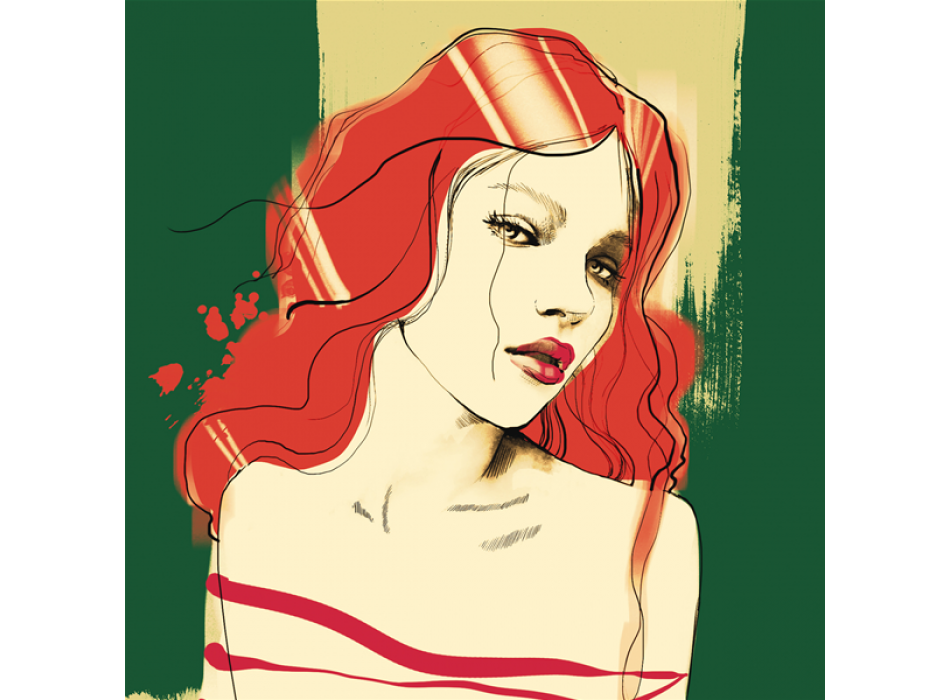 Marco ROJO MUJER G1008 PINTDECOR