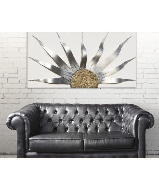 CUADRO SOLAR STORM PLATA P4530 PINTDECOR