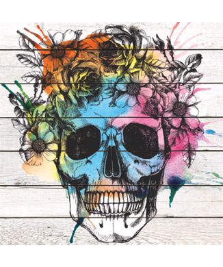 Marco FLOWER SKULL G3994 PINTDECOR