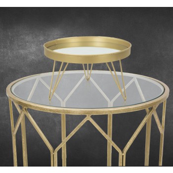 S/BOLSILLOS GLAM ORO/ESPEJO