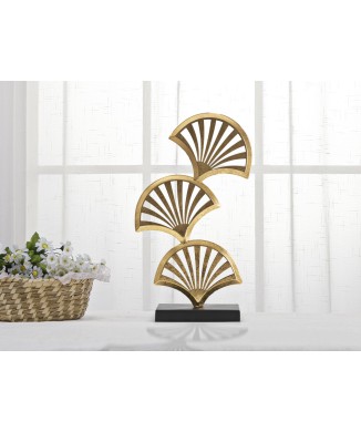 ESCULTURA TRIPLE DE HOJAS