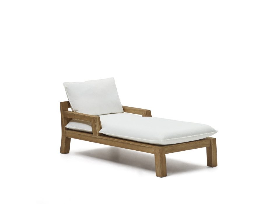 Tumbona Forcanera en teca maciza.
