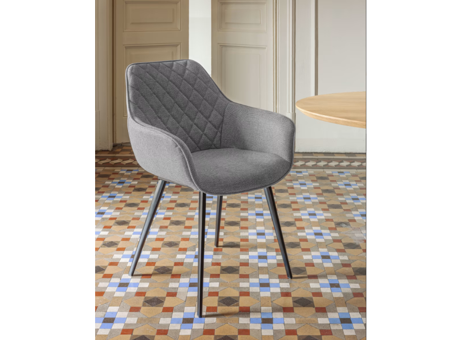 Silla Amira gris OUTLET