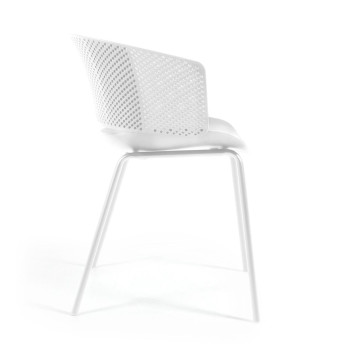 Silla de exterior blanca 100% Yeray