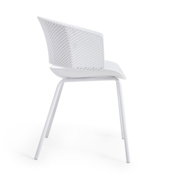 Silla de exterior blanca 100% Yeray