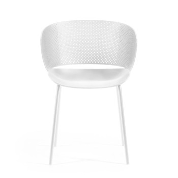Silla de exterior blanca 100% Yeray