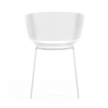 Silla de exterior blanca 100% Yeray