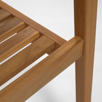 Silla de exterior Hanzel en madera maciza de acacia 100% FSC