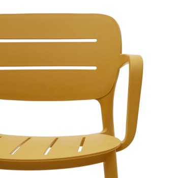 Silla de plástico para exterior Morella