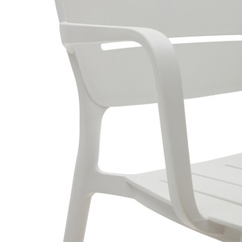 Silla de plástico para exterior Morella