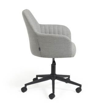 Silla de escritorio Madina, gris