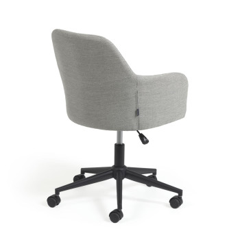 Silla de escritorio Madina, gris
